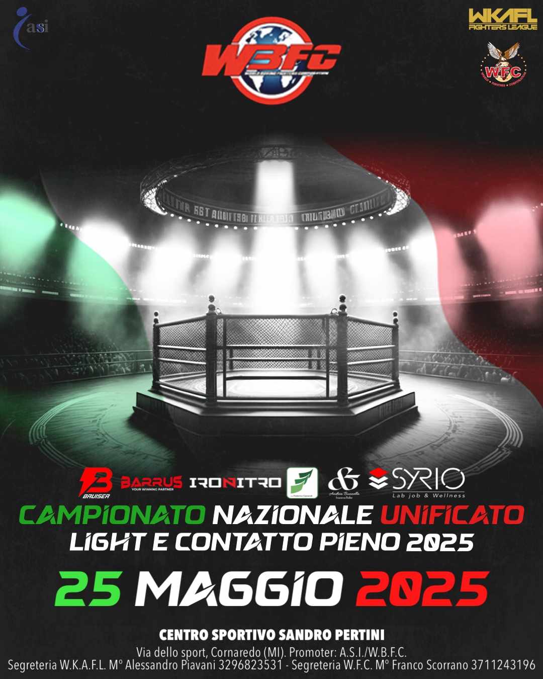 CAMPIONATO NAZIONALE CONTATTO PIENO E LIGHT WBFC